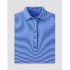 Turtleson Ladies Golf Apparel^Cara tripe Perforance hirt Poo hort eeve Gof Appare