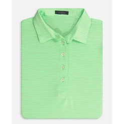Turtleson Ladies Golf Apparel^Cara tripe Perforance hirt Poo hort eeve Gof Appare