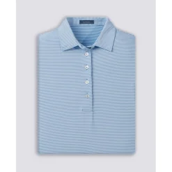 Turtleson Ladies Golf Apparel^Cara tripe Perforance hirt Poo hort eeve Gof Appare