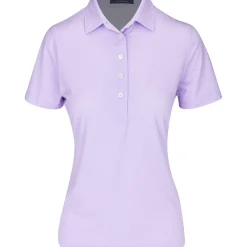 Turtleson Ladies Golf Apparel^Care ini Diaond Jacquard Perforance hirt Poo hort eeve Gof Appare