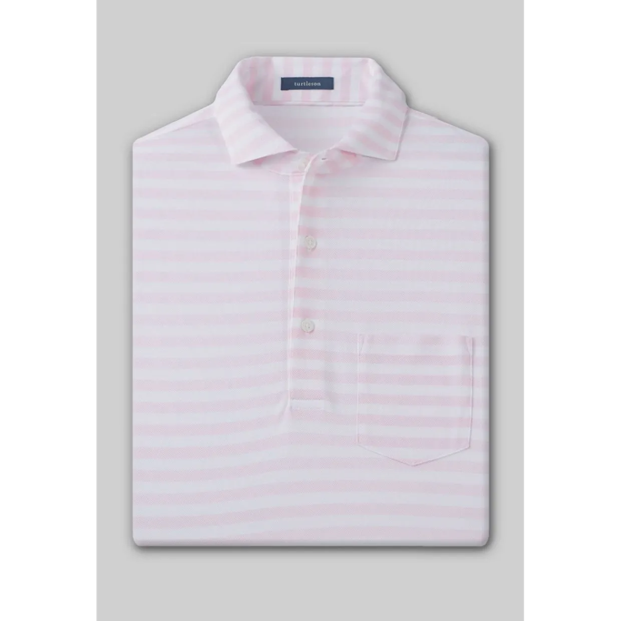 Turtleson Golf Shirts^Coe Cotton tripe Perforance hirt Poo hort eeve Gof Appare