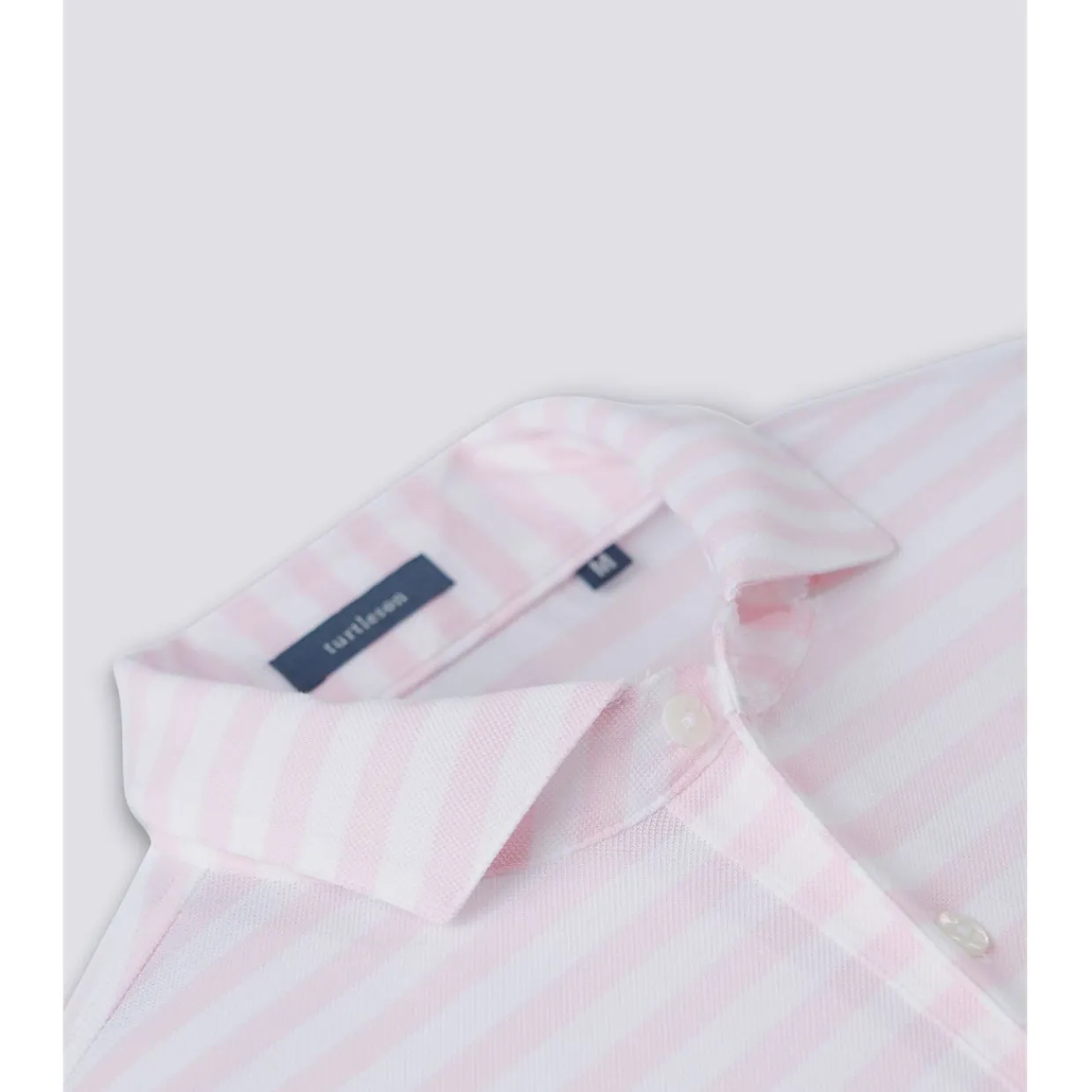 Turtleson Golf Shirts^Coe Cotton tripe Perforance hirt Poo hort eeve Gof Appare