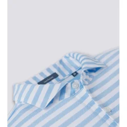 Turtleson Golf Shirts^Coe Cotton tripe Perforance hirt Poo hort eeve Gof Appare