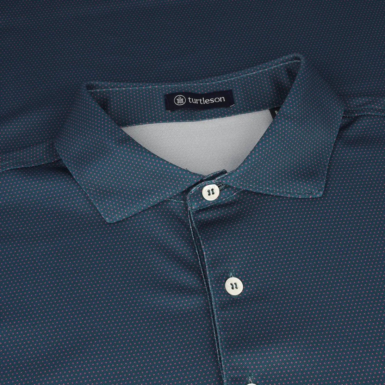 Turtleson Golf Shirts^Cyru Dot Pique Perforance hirt Poo hort eeve Gof Appare