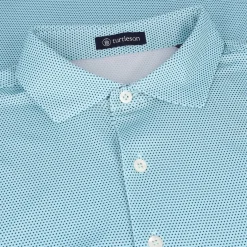 Turtleson Golf Shirts^Cyru Dot Pique Perforance hirt Poo hort eeve Gof Appare