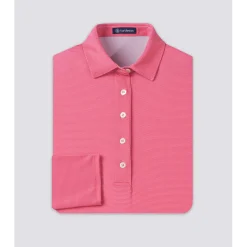 Turtleson Ladies Golf Apparel^Edie Perforance hirt Poo ong eeve Gof Appare