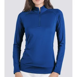 Turtleson Ladies Golf Apparel^Eie oid Perforance 1/4 Zip Outerwear Puover Gof Appare