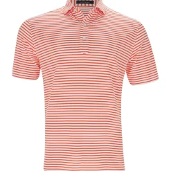Turtleson Golf Shirts^Gu tripe Perforance hirt Poo hort eeve Gof Appare