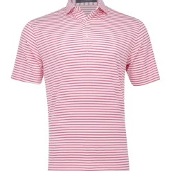 Turtleson Golf Shirts^Gu tripe Perforance hirt Poo hort eeve Gof Appare