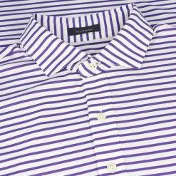 Turtleson Golf Shirts^Gu tripe Perforance hirt Poo hort eeve Gof Appare