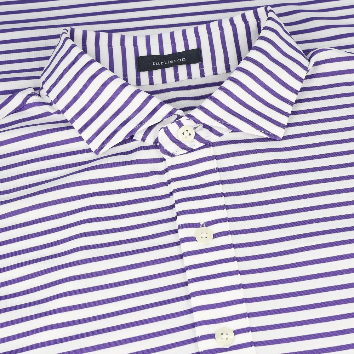 Turtleson Golf Shirts^Gu tripe Perforance hirt Poo hort eeve Gof Appare