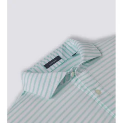 Turtleson Golf Shirts^Gu tripe Perforance hirt Poo hort eeve Gof Appare