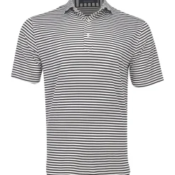 Turtleson Golf Shirts^Gu tripe Perforance hirt Poo hort eeve Gof Appare