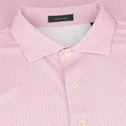 Turtleson Golf Shirts^Hex Perforance hirt Poo hort eeve Gof Appare