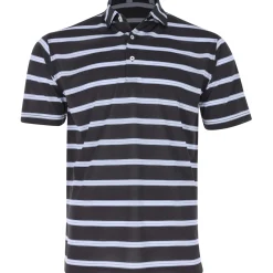 Turtleson Golf Shirts^Jay Rep tripe Perforance hirt Poo hort eeve Gof Appare