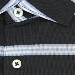 Turtleson Golf Shirts^Jay Rep tripe Perforance hirt Poo hort eeve Gof Appare