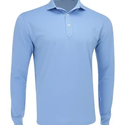 Turtleson Golf Shirts^Kenneth oid Perforance hirt Poo ong eeve Gof Appare