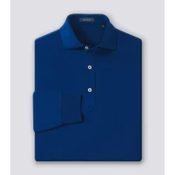 Turtleson Golf Shirts^Kenneth oid Perforance hirt Poo ong eeve Gof Appare