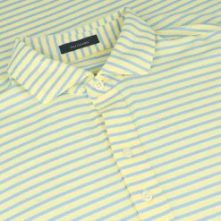 Turtleson Golf Shirts^ier tripe Perforance hirt Poo hort eeve Gof Appare