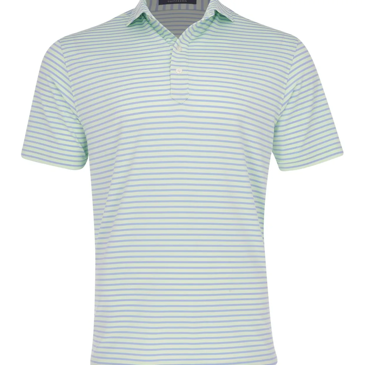 Turtleson Golf Shirts^ier tripe Perforance hirt Poo hort eeve Gof Appare