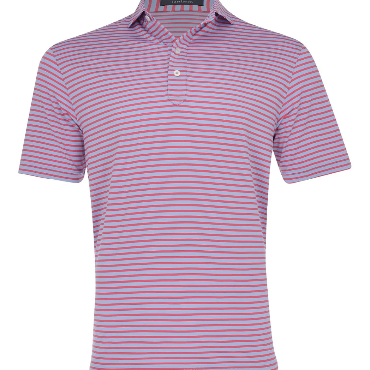 Turtleson Golf Shirts^ier tripe Perforance hirt Poo hort eeve Gof Appare