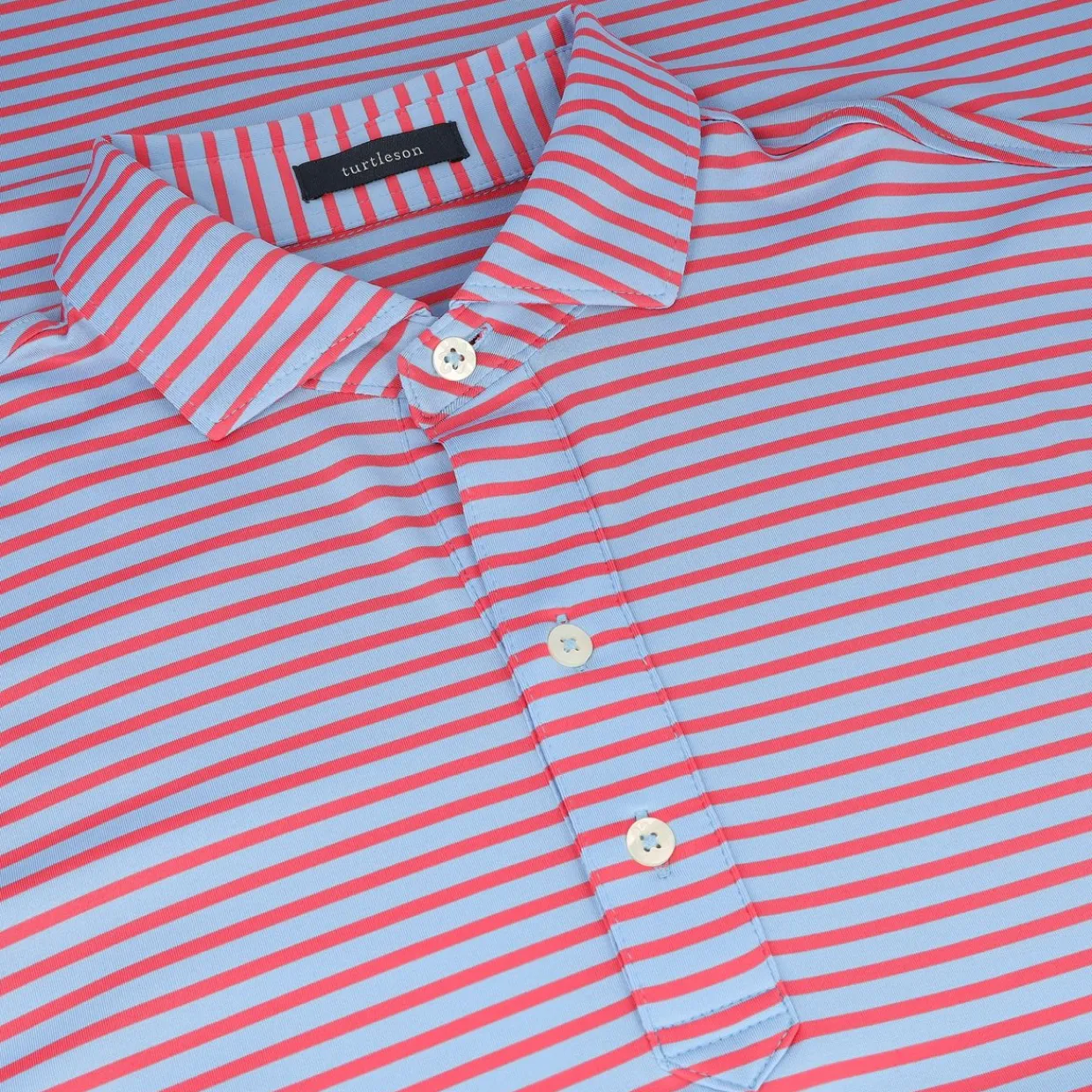 Turtleson Golf Shirts^ier tripe Perforance hirt Poo hort eeve Gof Appare