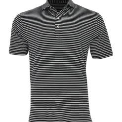 Turtleson Golf Shirts^ier tripe Perforance hirt Poo hort eeve Gof Appare