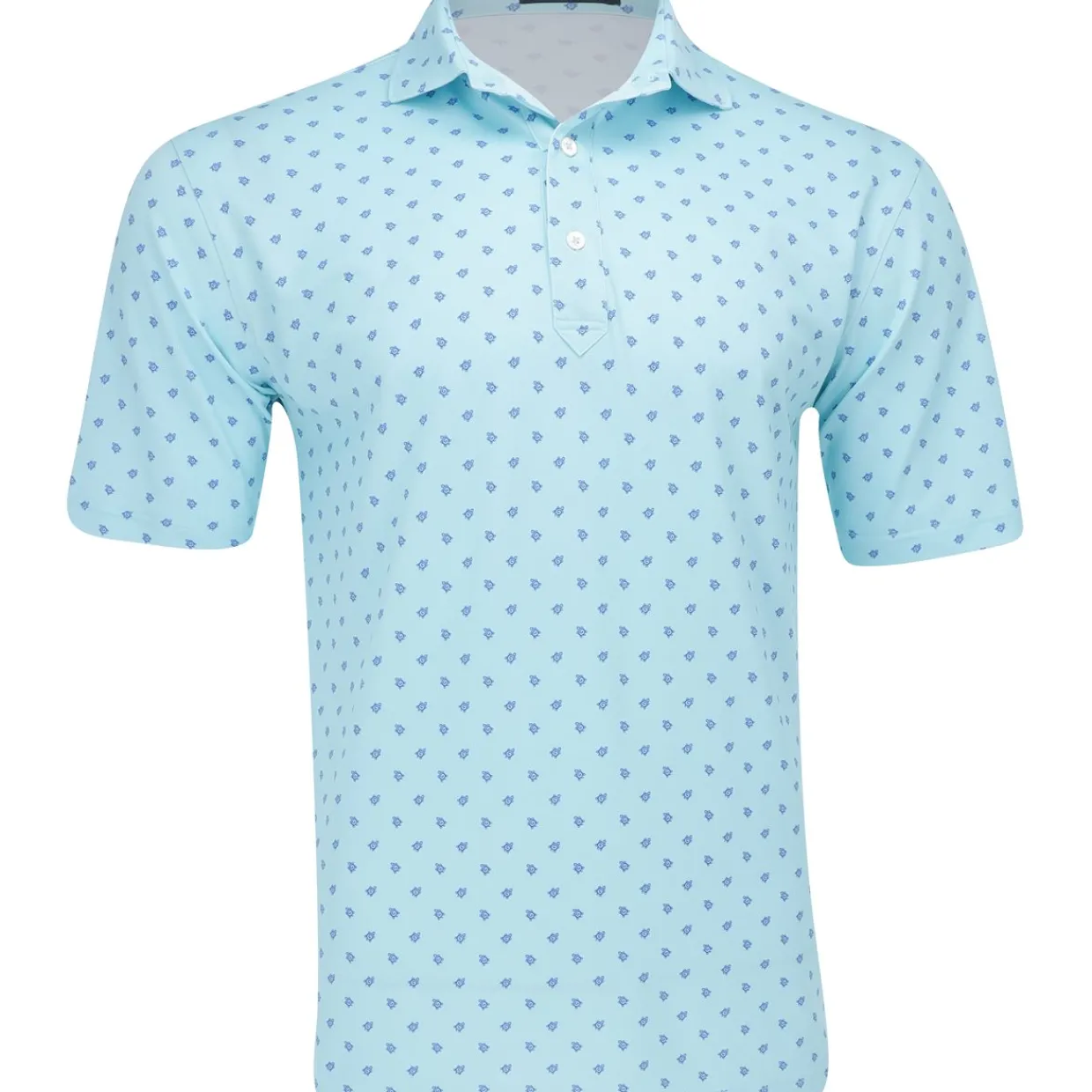 Turtleson Golf Shirts^Painted Turte Perforance Pique hirt Poo hort eeve Gof Appare