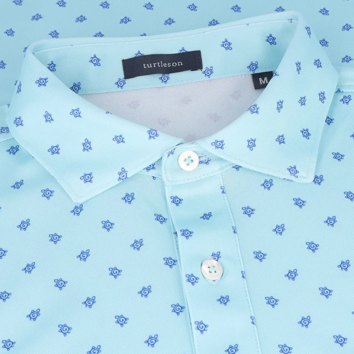 Turtleson Golf Shirts^Painted Turte Perforance Pique hirt Poo hort eeve Gof Appare