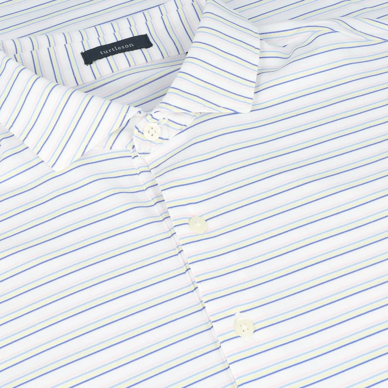 Turtleson Golf Shirts^Rory tripe Perforance hirt Poo hort eeve Gof Appare