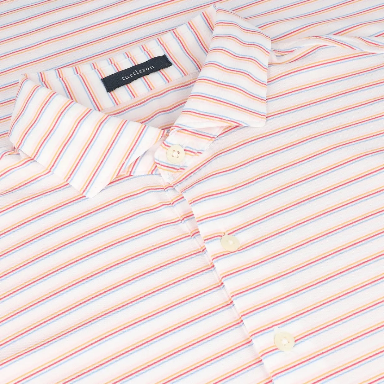 Turtleson Golf Shirts^Rory tripe Perforance hirt Poo hort eeve Gof Appare