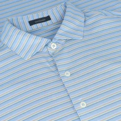 Turtleson Golf Shirts^Rory tripe Perforance hirt Poo hort eeve Gof Appare