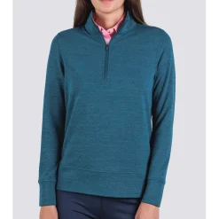 Turtleson Ladies Golf Apparel^Wynn Haf-Zip Outerwear Puover Gof Appare