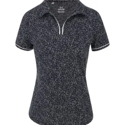 Under Armour Ladies Golf Apparel^Payoff Piped V-Neck hirt Poo hort eeve Gof Appare