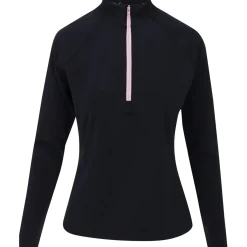 Under Armour Ladies Golf Apparel^UA Fuion Ottoan 1/4 Zip Outerwear Puover Gof Appare