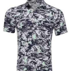 Under Armour Golf Shirts|Mens Golf Apparel^UA Payoff 3.0 Into The Wood Print hirt Poo hort eeve Gof Appare
