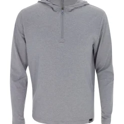 Global Golf Kids Golf Apparel^Under Arour UA Youth Aura Heather Hood Outerwear 1/4 Zip Gof Appare