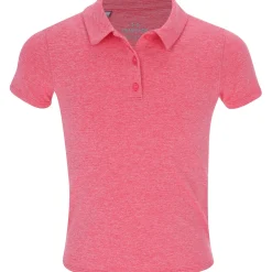 Kids Under Armour Kids Golf Apparel^UA Youth Gir Aura Heather hirt Poo hort eeve Gof Appare