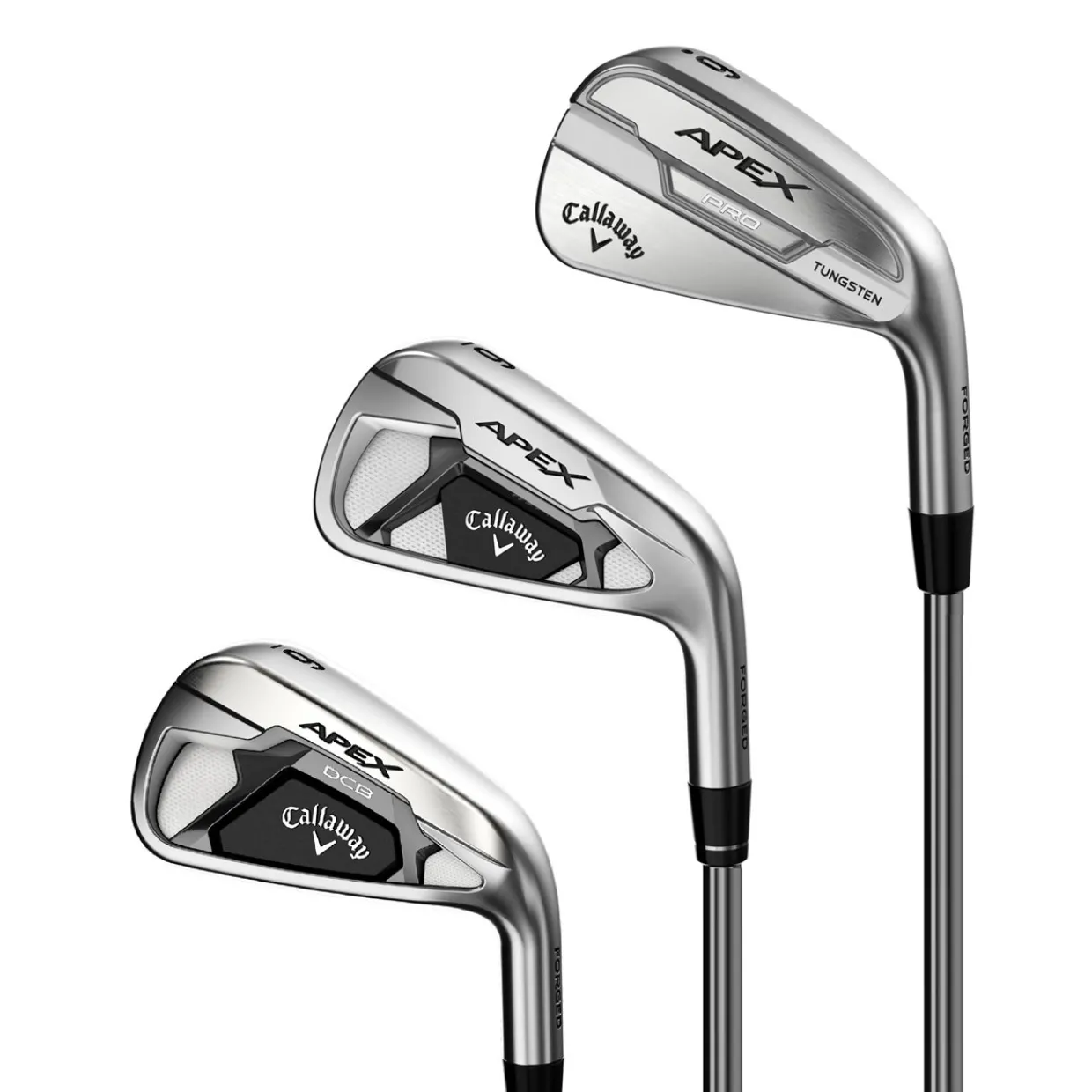 Callaway Iron Sets^Used Apex DCB / Apex 21 / Apex Pro 21 Combo Iron Set Golf Clubs