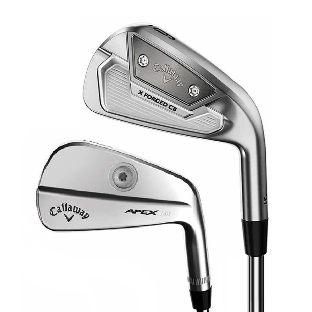 Callaway Iron Sets^Used X Forged CB 21 / Apex MB Combo Iron Set Golf Clubs