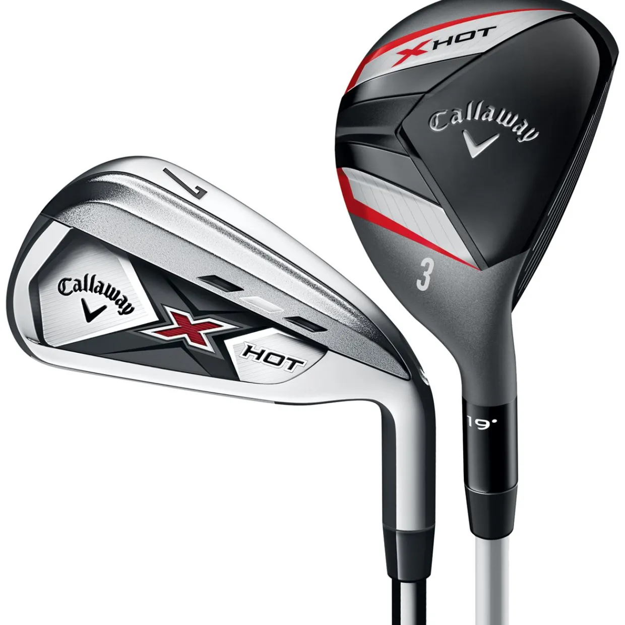 Callaway Iron Sets^Used X Hot Combo Iron Set Golf Clubs