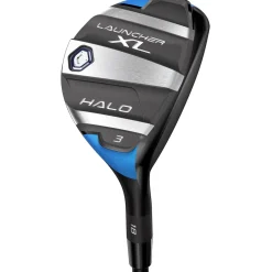 Cleveland Left Handed Golf Clubs|Hybrids^Used Launcher XL Halo Left Handed Hybrid Golf Clubs