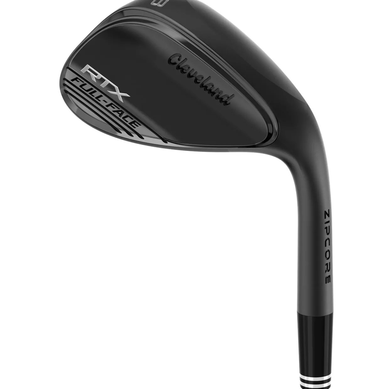 Cleveland Wedges|Left Handed Golf Clubs^Used RTX Full Face ZipCore Black Satin Wedge Golf Clubs