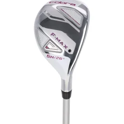 Cobra Ladies Golf Clubs^Used F-Max SuperLite White/Purple Fairway Wood Golf Clubs