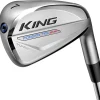 Cobra Left Handed Golf Clubs^Used King Forged TEC One Length 2020 Left Handed Iron Set Golf Clubs