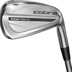 Global Golf Left Handed Golf Clubs^Used Cobra King TEC X One Length '24 Left Handed Iron Set Golf Clubs