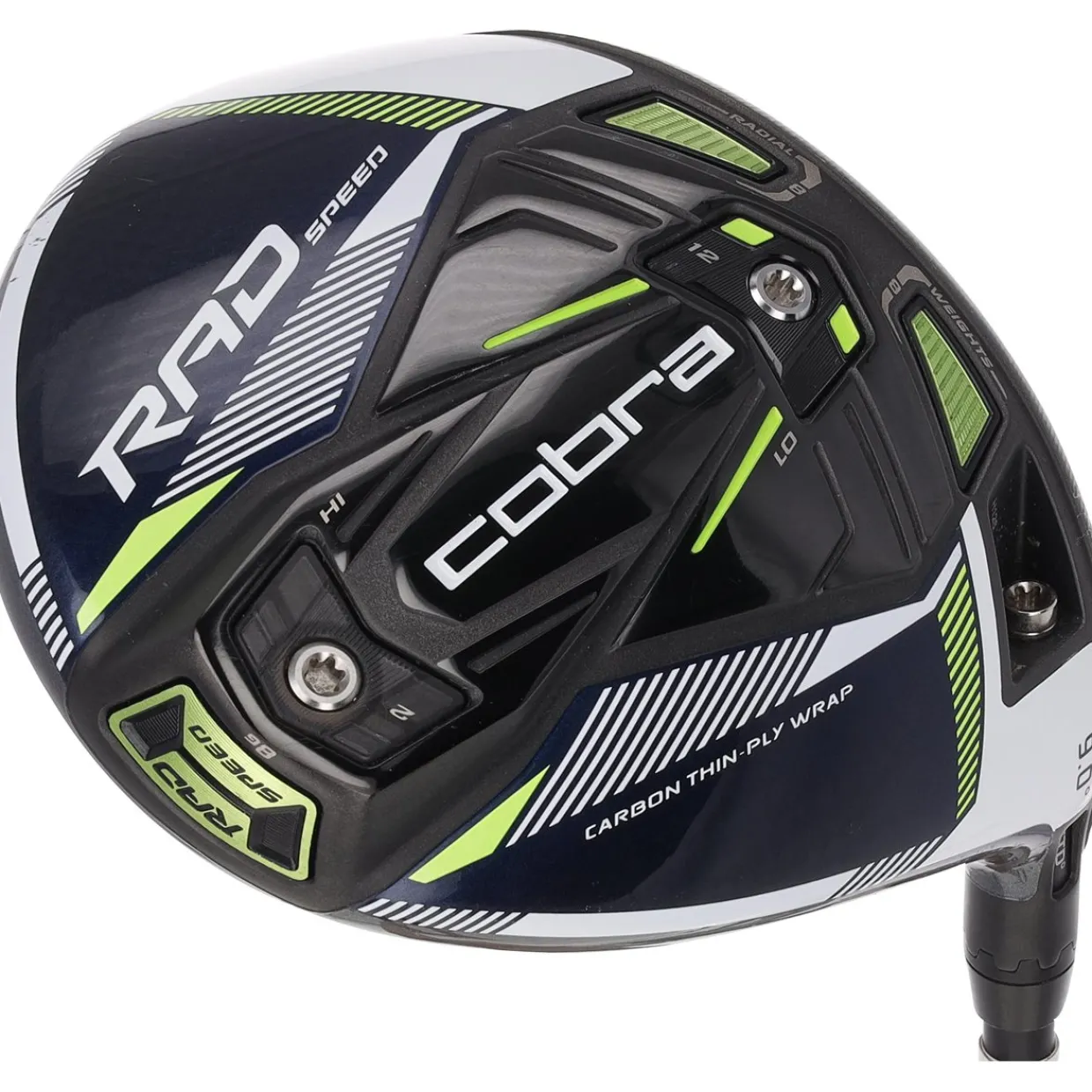 Cobra Drivers^Used RADSpeed Grey/Turbo Yellow Driver Golf Clubs