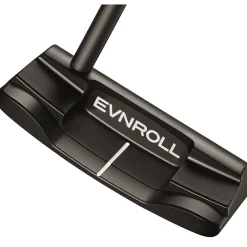 Evnroll Putters^Used ER2 Black MidBlade Gravity Grip Putter Golf Clubs