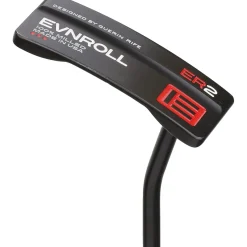 Evnroll Putters^Used ER2 MidBlade Black TourTac Putter Golf Clubs