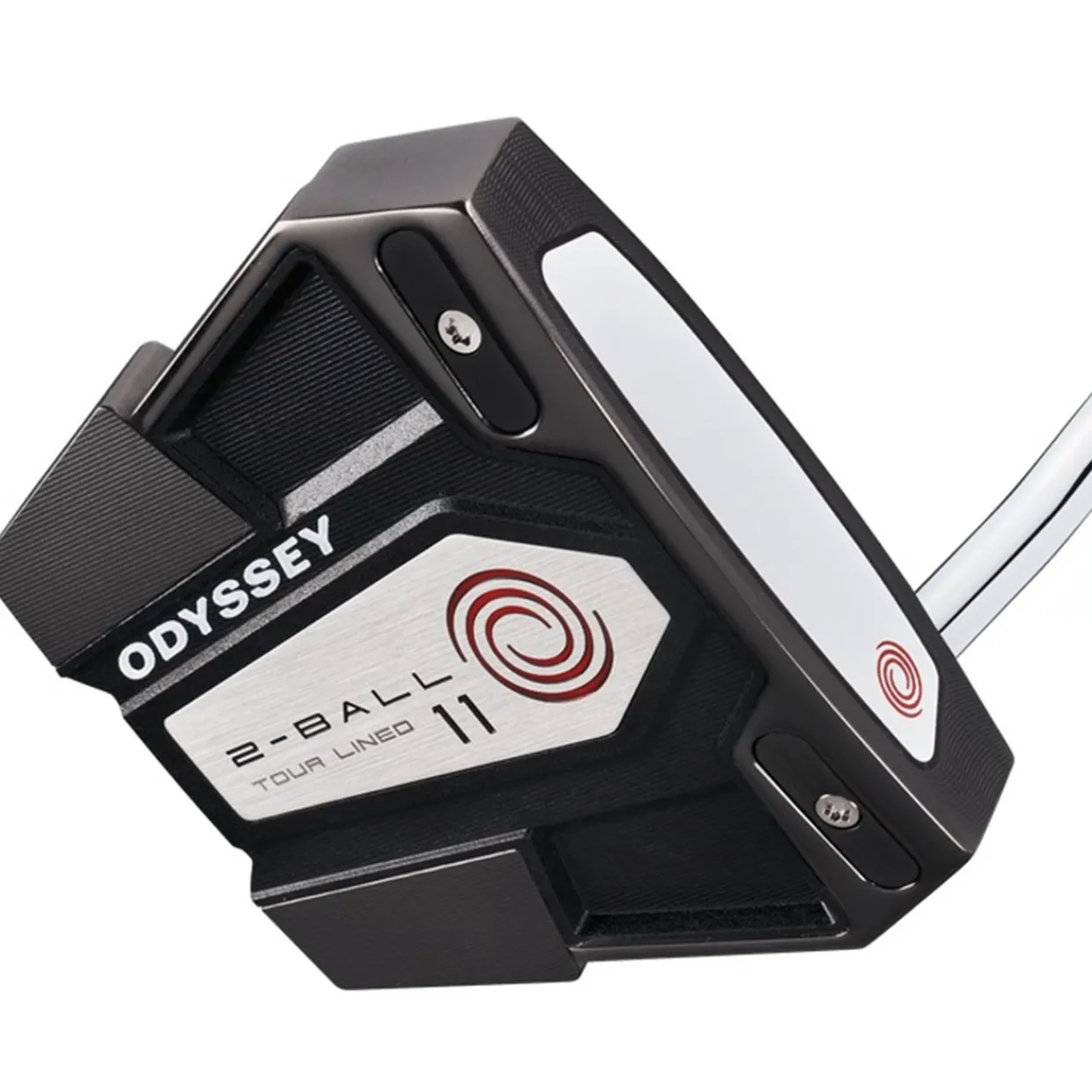 Odyssey Putters^Used Eleven 2-Ball Tour Lined DB Red Stroke Lab Putter Golf Clubs